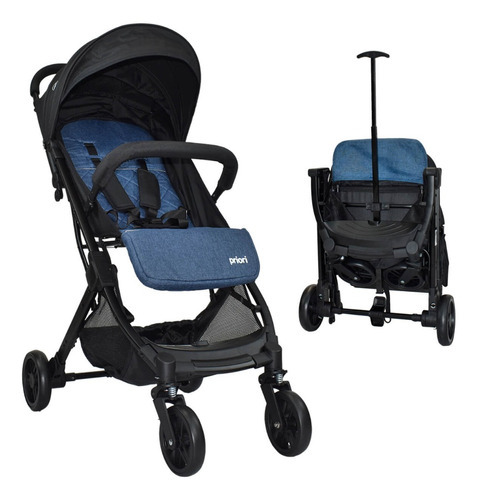 Mala Argus Priori para carro de bebê cor azul