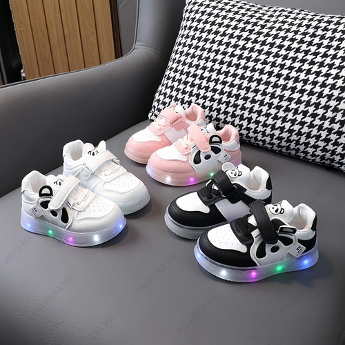 Zapatos De Tenis Deportivos Transpirables Para Niños Con Luz