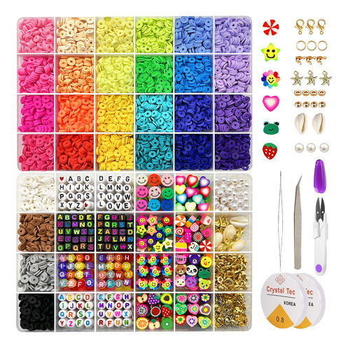 7860 Cuenta Arcilla Polimerica Para Hacer Pulsera 28 Kit