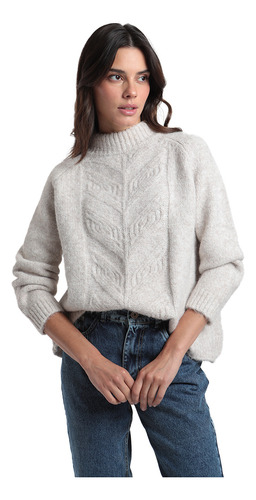 Chaleco Sweater Mujer Ligero Suave Jersey Cuello Alto Froens