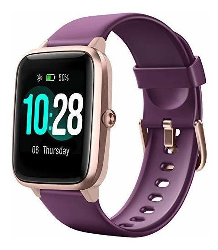 Imagen 1 de 6 de Smartwatch Reloj Inteligente, Con Monitor Cardíaco Purpura