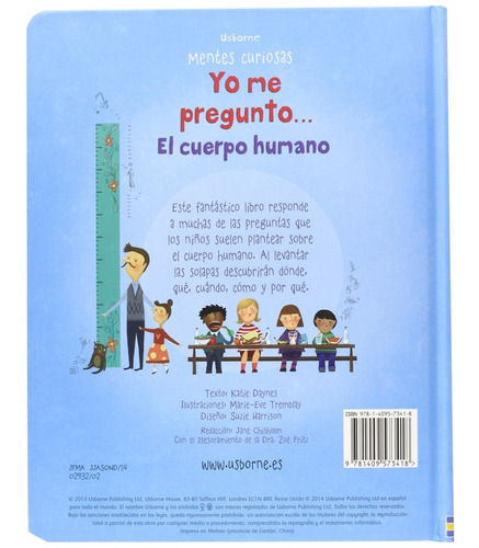 Yo Me Pregunto El Cuerpo Humano, De Katie Daynes., Vol. Único. Editorial Usborne, Tapa Dura En Español, 2014