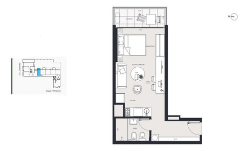 Venta Apartamento Monoambiente En Centro - 806