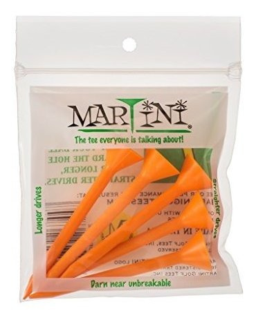 Tees De Golf Naranja Martini 3 1/4  - Pack 2 (10)