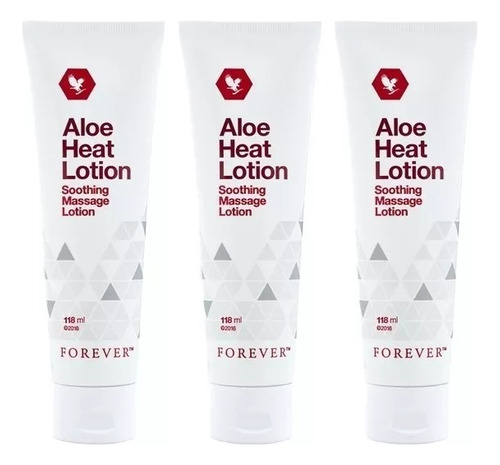 3 Aloe Heat Lotion Forever Livig® Locion Corporal Relajante