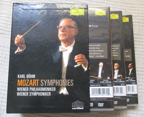 Imagen 1 de 7 de Karl Böhm - Mozart Symphonies. Wiener Philharmoniker (3dvds)
