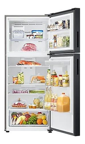 Imagen 5 de 5 de Heladera inverter no frost Samsung Top Mount RT48A6684 dark inox con freezer 456L 230V
