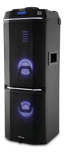 Alto-falante Philco PCX9000 com bluetooth preto 110V/220V