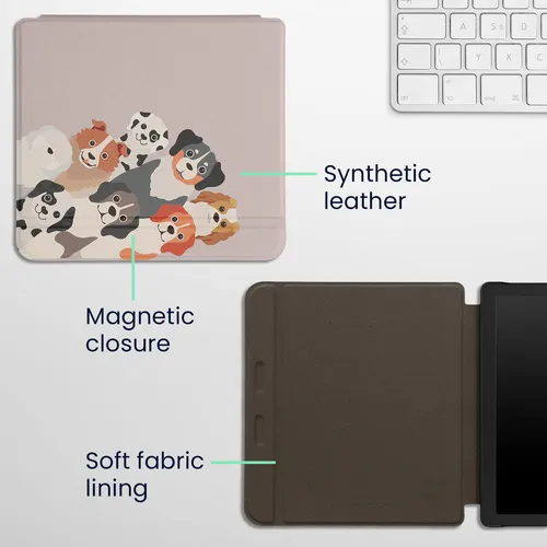 Funda Kwmobile Compatible Con El Lector Electrónico Kobo Lib