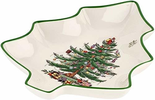 Plato Con Forma De Árbol De Navidad Spode (9 Pulgadas) - Loz