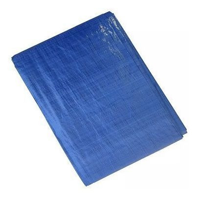 Imagem 3 de 6 de Lona Pesada 5x4 Azul Starfer Reforçado P/ Forrar Carro, Moto
