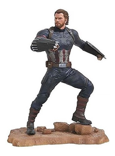 Estatueta Capitão América Avengers Diamond Select