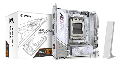 Placa Am5 Gigabyte X870i Aorus Pro Ice Micro-itx