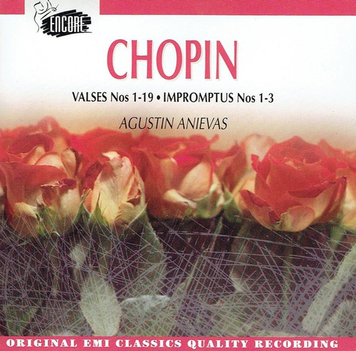 Chopin* A. Anievas* Cd Valses N°s 1-19* Impromptus N°s 1 