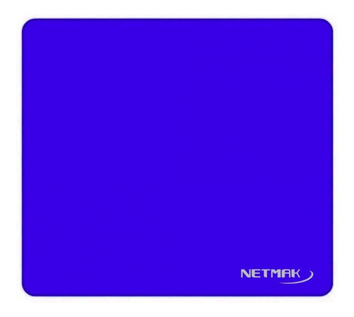 Mouse Pad Liso 20 X 20 Cm Oficina Antideslizante Tela Netmak Color Azul