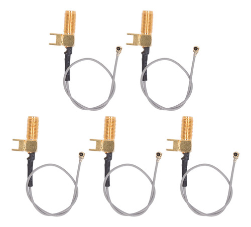 5 Cables De Terminal Ipex Para Antena De Red Hembra Ipx A Sm