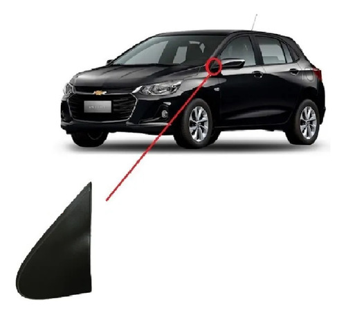 Moldura Acabamento Retrovisor Onix 2020 A 2022 Le
