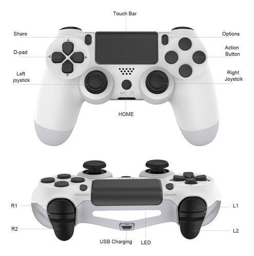 A Mando De Juego Con Joystick Inalámbrico