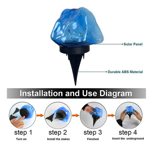 Cadena Led G-em Para Exteriores, Enterrada, Patio, Jardín, T