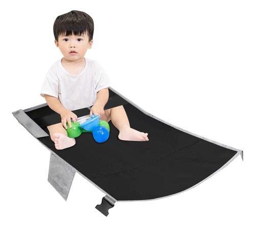 Cama Para Niños Reposapiés Portátil Reposapiés Negro