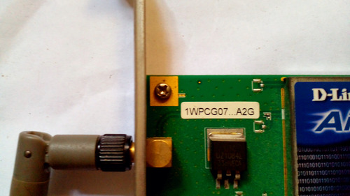 Tarjeta Inalámbrica Pci D-link Dwl G510 (Usado)