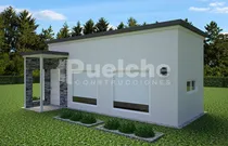 Comprar Casa Amplia, Estilo Minimalista, De Dos Dormitorios (modelo Maiten) - A Construir, No Son Prefabricadas - Construcción En 30 Días, Sin Anticipo