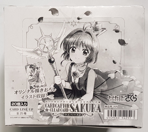 Cardcaptor Sakura Clear Card Bandai Wafer 2 Caja 20 Sobres