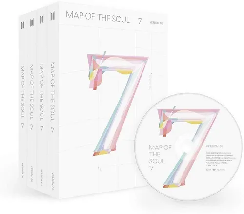 Álbum Bts Map Of The Soul 7 Set Completo Versión 1+2+3+4