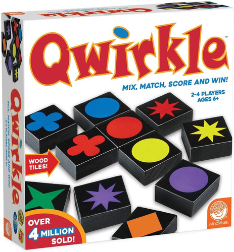 Juego De Mesa Qwirkle 2 A 4 Jugadores