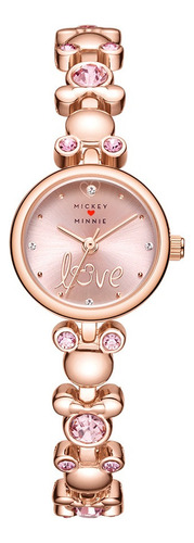 Reloj De Pulsera Disney Minnie Para Mujer A