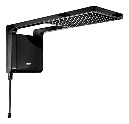 Chuveiro elétrico de parede Lorenzetti Acqua Ultra Storm preto 6800W 220V