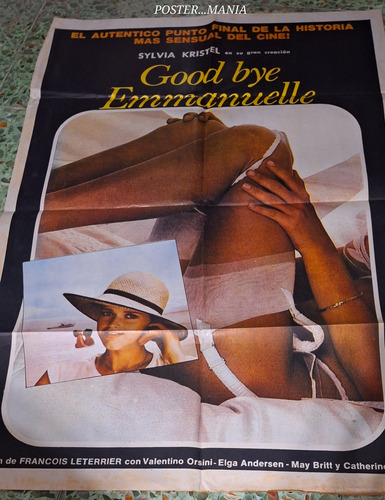 Poster  Good Bye Emmanuelle  Silvia Kristel Original 