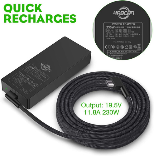 Charger Compatible With Razer Blade Pro 17 And Razer Blade 1