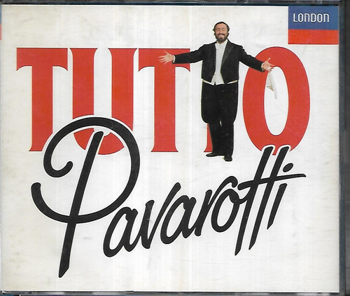 Luciano Pavarotti Album Tutto Pavarotti Sello London Doble 