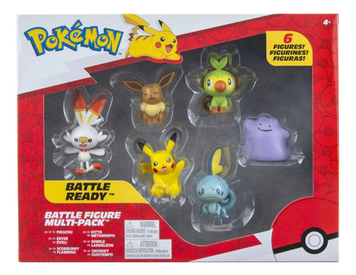 Pokemon Set Deluxe Batlle Ready Figuras X 6 Cod 2471