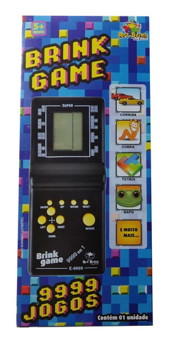 Imagem 3 de 5 de Mini Game De Bolso Retro 9999 Jogos Corrida Tetris Portátil