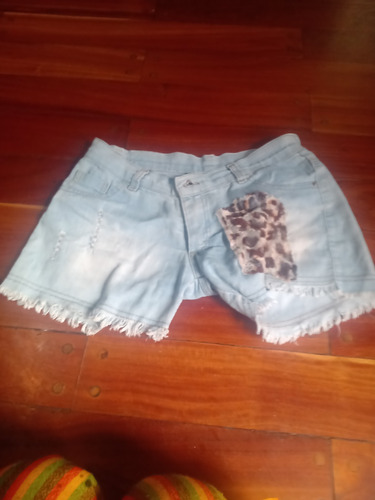 Short Jean Talle 25 Pantalón Corto .animal Print.tm