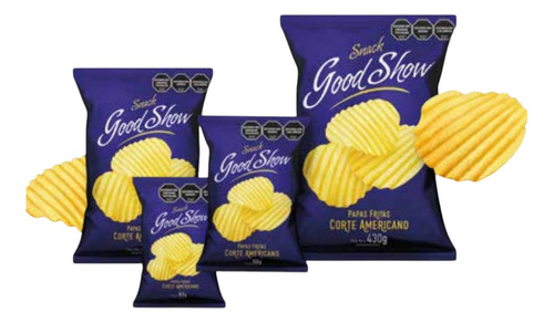 Papas Fritas Corte Americano Good Show 113gr X 12 Unidades