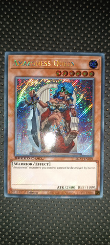 Carta Yugioh Amazoness Queen 