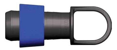 Conector Final Typhoon Com Anel Azul Netafim - Pack 100 Und