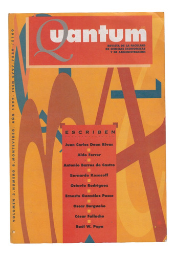 Economia Revista Quantum N° 8 Facultad Ccee Uruguay Año 1997