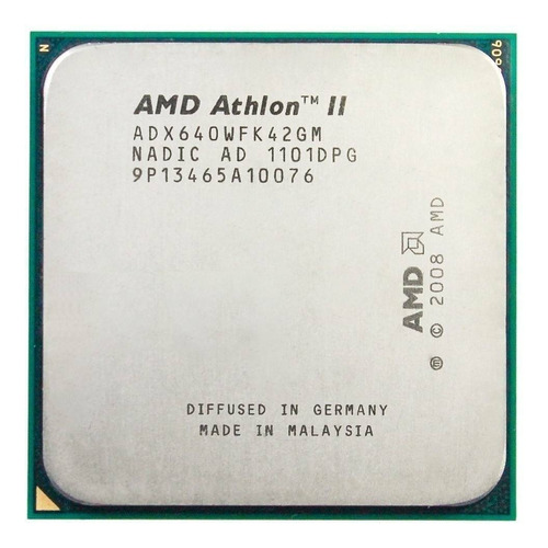 Procesador AMD Athlon II X4 640 ADX640WFK42GM  de 4 núcleos y  3GHz de frecuencia