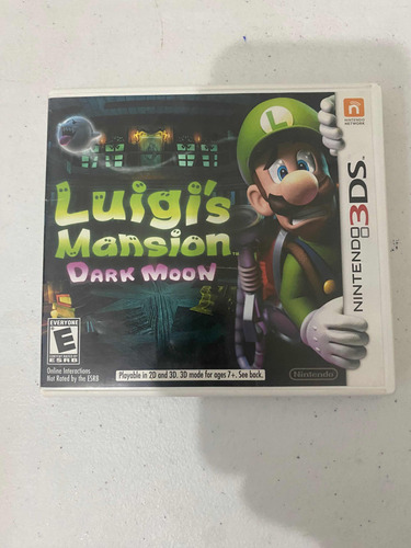 Luigis Mansión Dark Moon Nintendo 3ds Original
