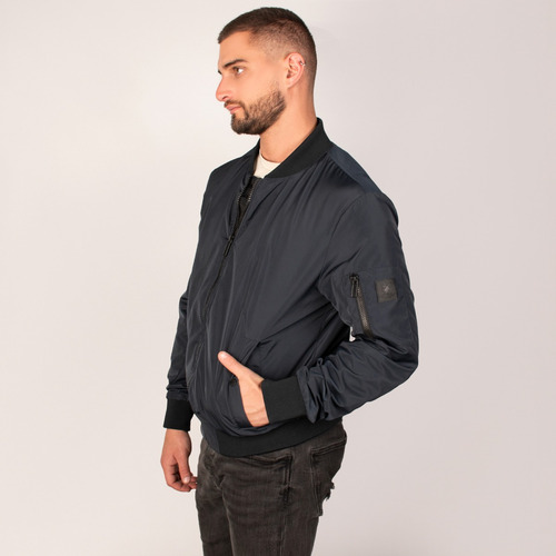 Chamarra Para Hombre Ligera Greenlander Tipo Bomber Casual