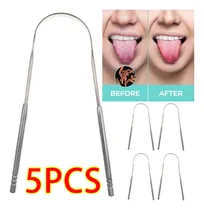 Comprar B 5 Raspadores Limpiadores De Lengua De Acero Inoxidable,
