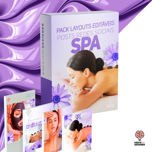 Pack - Posts Redes Sociais - Spa (jpeg E Psd)