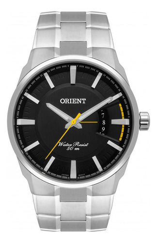 Relógio Masculino Análogo Orient 50m Mbss1355-p1sx