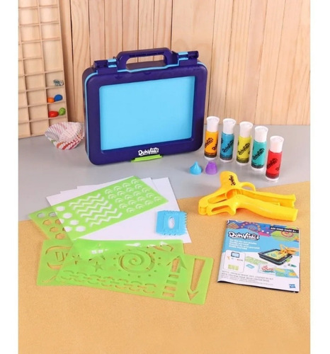 Play Doh Estudio De Arte Portatil Dohvinci Para Niños Xtre P Color Azul