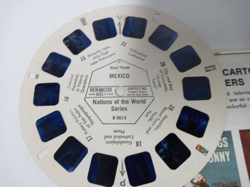 7k Mexico 03 Discos Para View Master Antiguo 1966