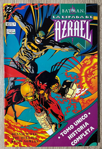 Batman La Espada De Azrael Tomo Unitario Editorial Vid